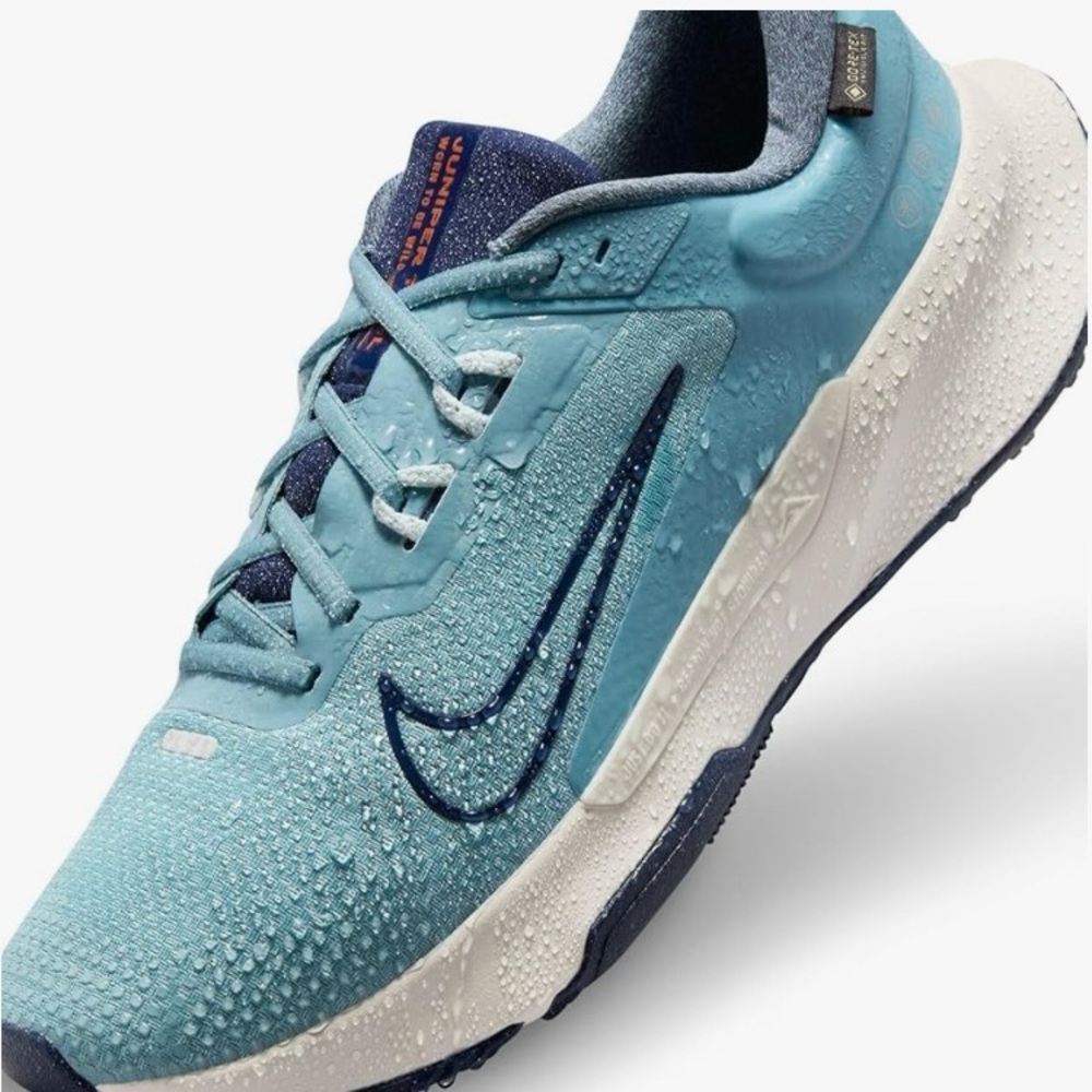 Nike Juniper Trail 2 GTX V2 Mens Size 10 Denim Turquoise Blue HM9734 402 - Picture 3 of 9